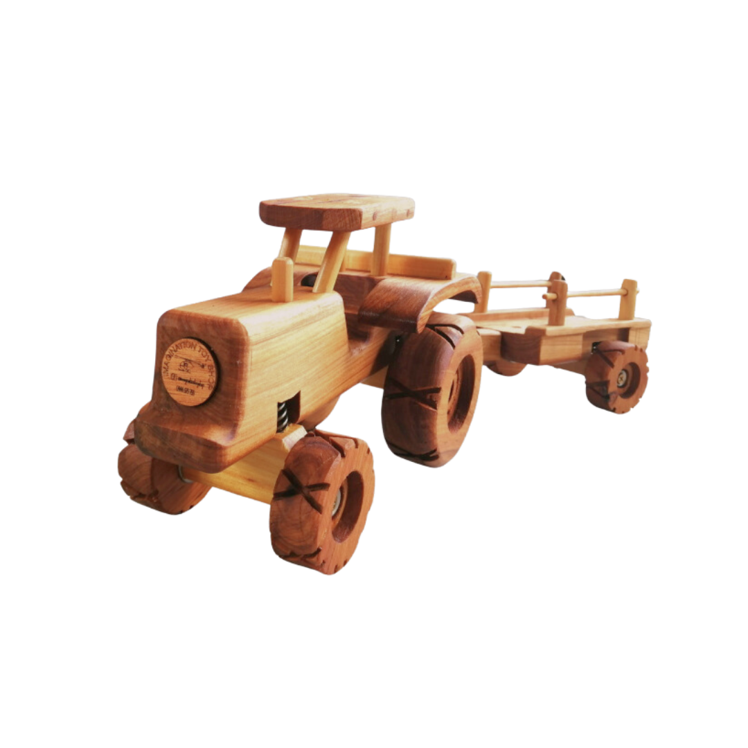 Wooden Toy Tractor, buying Personalized Wood Toy for Boys, Toys for Kids / HANDMADE